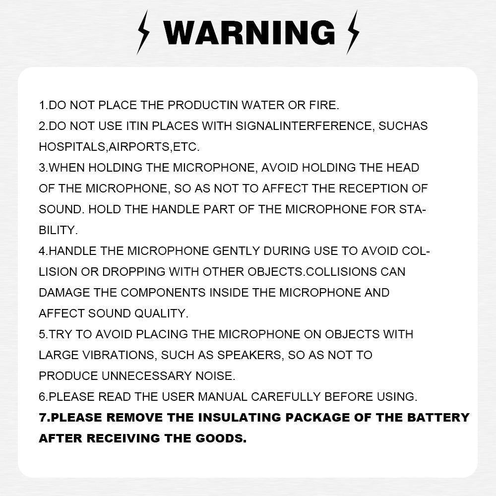 Wireless Handheld Dynamic Microphone, LED Display, Rechargeable, Anti-Interference, Compatible with Audio Mixers, Home Karaoke, Parties, Stage Performances, Wireless Mics