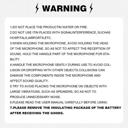 Wireless Handheld Dynamic Microphone, LED Display, Rechargeable, Anti-Interference, Compatible with Audio Mixers, Home Karaoke, Parties, Stage Performances, Wireless Mics
